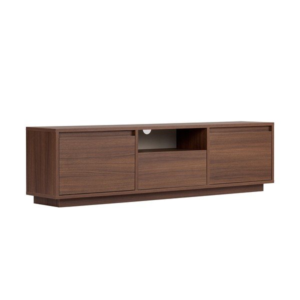 TV omarica v orehovem dekorju v temni naravni barvi 160x42x30 cm Sentinel – Kalune Design