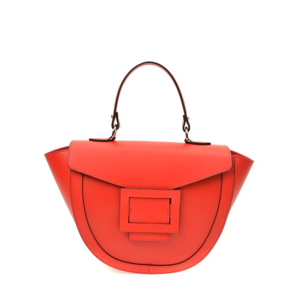 Rdeča usnjena torbica Luisa Vannini Luna