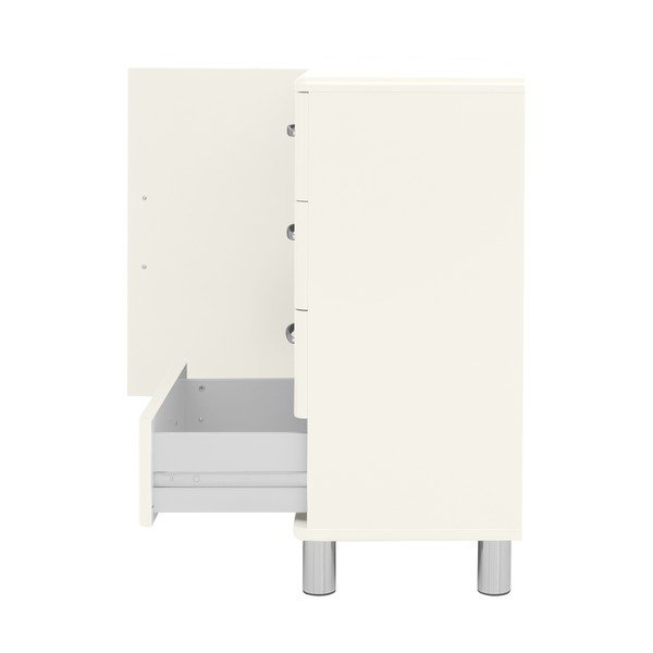 Bela nizka komoda 98x92 cm Malibu - Tenzo-image-2