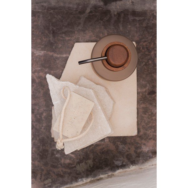 Bež steklen dozirnik za milo 310 ml Modest – Mette Ditmer Denmark-image-3