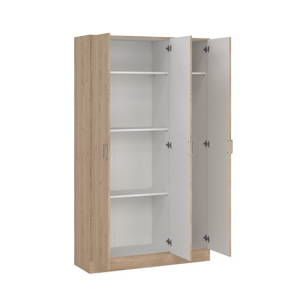 Garderobna omara v hrastovem dekorju v naravni barvi 104x181x36 cm Focus – Tvilum-image-2