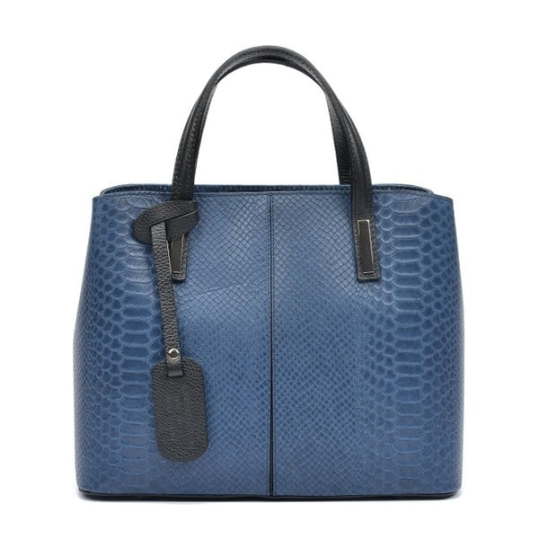 Modra usnjena torbica Roberta M Mano