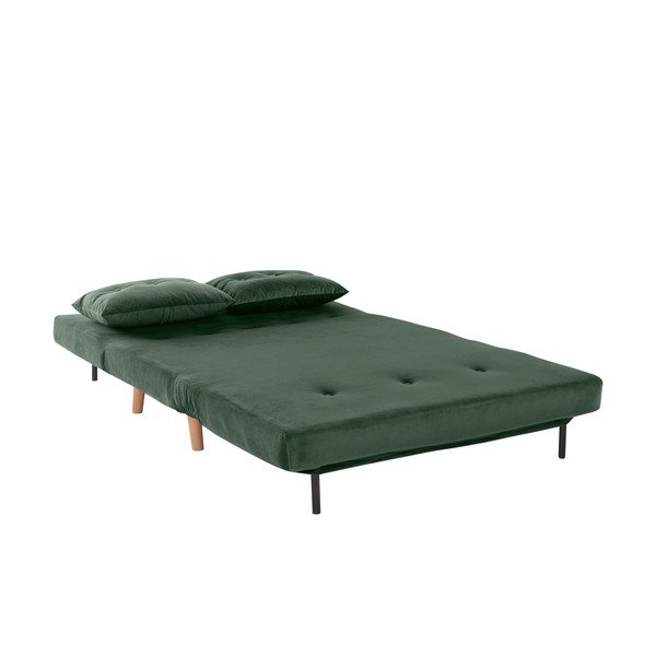 Zeleni žametni kavč 125 cm Magalli - Støraa -image-4