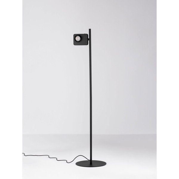 Črna aluminijasta LED stoječa svetilka z upogljivo konstrukcijo/zatemnitvena (višina 131 cm) Kedros – Nova Luce-image-4