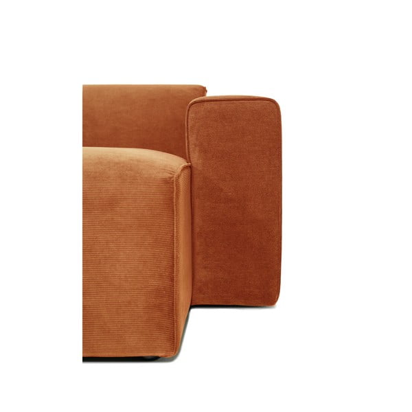 Oranžna modularna kotna zofa Scandic Sting, desni kot-image-4