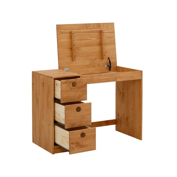 Pisalna miza iz masivnega bora 50x100 cm Alpi – Støraa-image-2