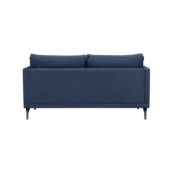 Temno modra dvosedežna zofa z zlatim podnožjem Windsor & Co Sofas Jupiter-image-3