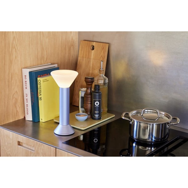 Vijolična zatemnitvena namizna svetilka (višina 30 cm) Flash – Hübsch-image-1