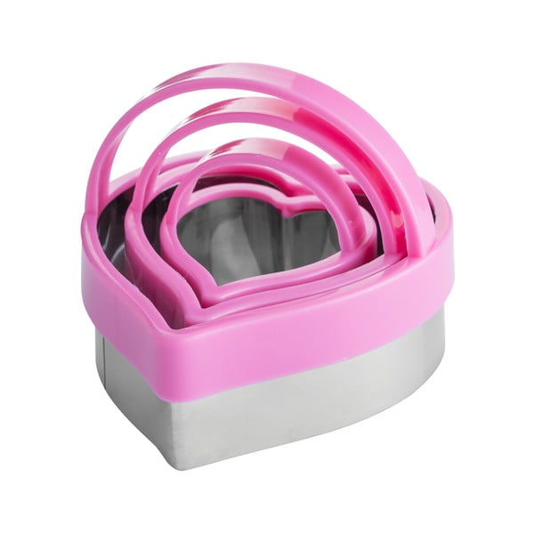 komplet 3 rezalnikov za piškote Mason Cash Heart