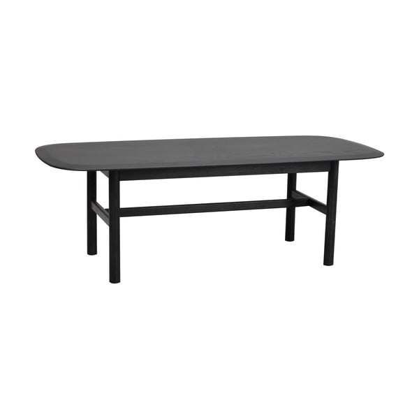 Črna mizica iz hrastovega lesa 135x62 cm Hammond - Rowico-image-2