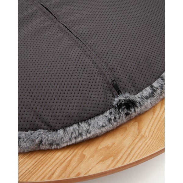 Siva podloga za hišne ljubljenčke ø 70 cm Bunola – Kave Home-image-3