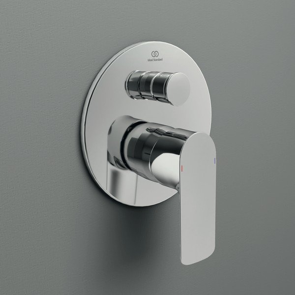 Vgrajena armatura za kad v sijajno srebrni barvi Connect Air – Ideal Standard-image-2