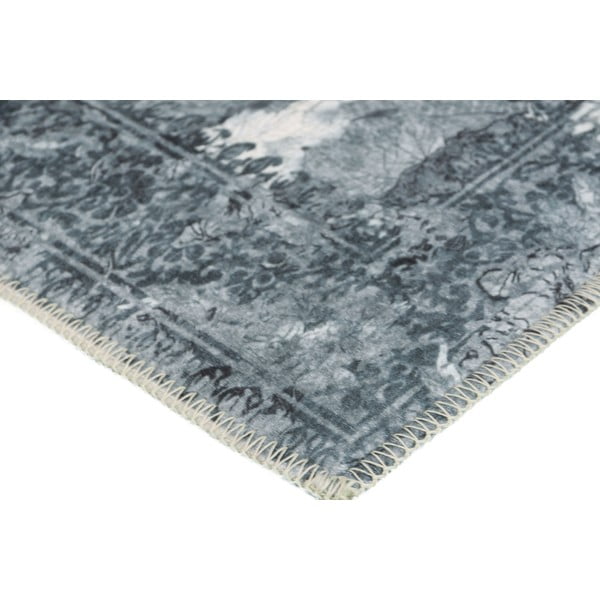 Siva pralna preproga 80x50 cm - Vitaus-image-2