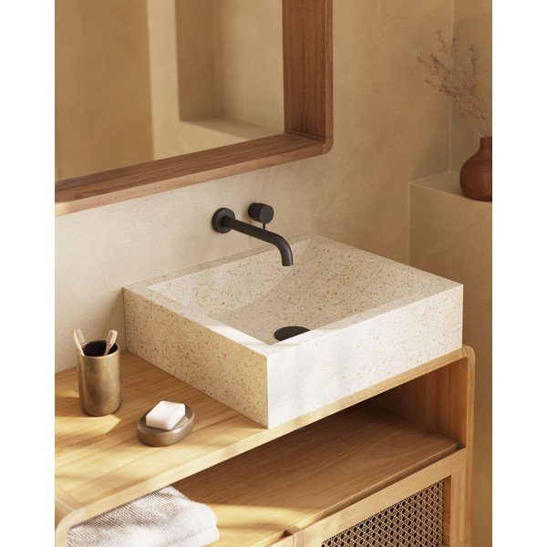 Terrazzo umivalnik Kave Home Sunday, 45 x 40 cm-image-1