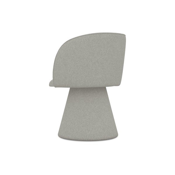 Svetlo siv oblazinjen jedilni stol Maia – Makamii-image-2