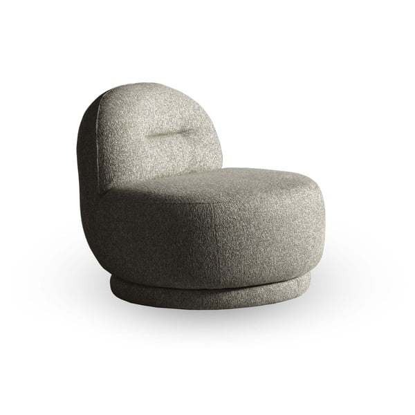 Siv/rjav fotelj Ovo – Miuform
