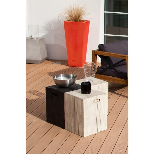 Bela vrtna mizica Ezeis Ecotop, 35 x 35 cm-image-2