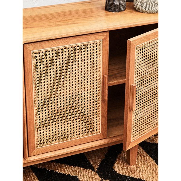 Komoda iz masivnega hrasta v naravni barvi Lyon – Premier Housewares-image-2