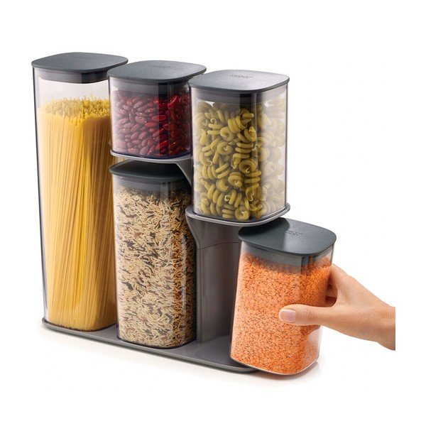 Posode za shranjevanje v kompletu 5 ks živil Podium – Joseph Joseph-image-2