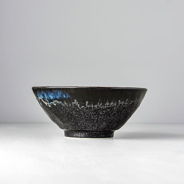 Črna keramična posoda za udon MIJ Matt, ø 20 cm-image-1