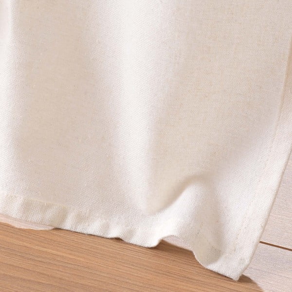 Belo-rjava zavesa iz mešanice jute 140x240 cm Cirrus – douceur d'intérieur-image-4