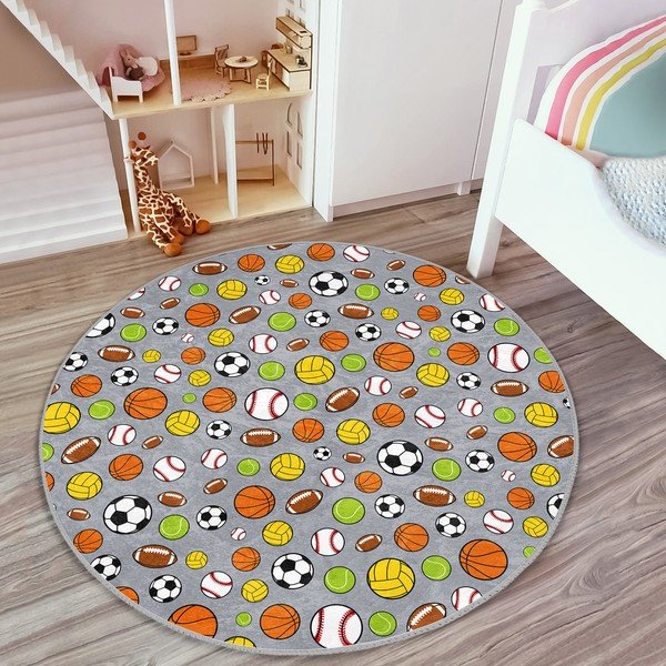 Otroška preproga ø 80 cm Comfort – Mila Home-image-3