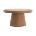 Okrogla klubska mizica v barvi terakote ø 70 cm Kulona – Light & Living