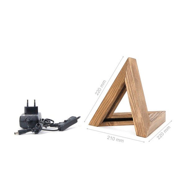 Lesena namizna svetilka Triangle-image-1