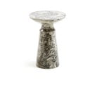 Siva dodatna mizica Kave Home Kesbury, višina 46 cm