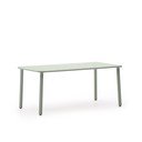 Jeklena vrtna miza 90x180 cm Brai – Kave Home