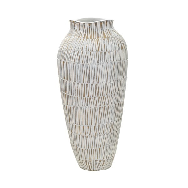 Bela vaza iz poliresina (višina 50 cm) Stiky – Mauro Ferretti