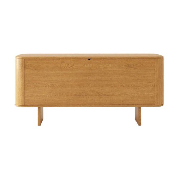 Komoda iz masivnega hrasta v naravni barvi 160x76x45 cm Charlotte – Micadoni -image-3
