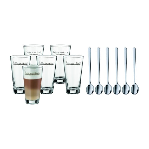 Steklene skodelice z žlicami v srebrni barvi v kompletu 6 ks 280 ml - WMF-image-3