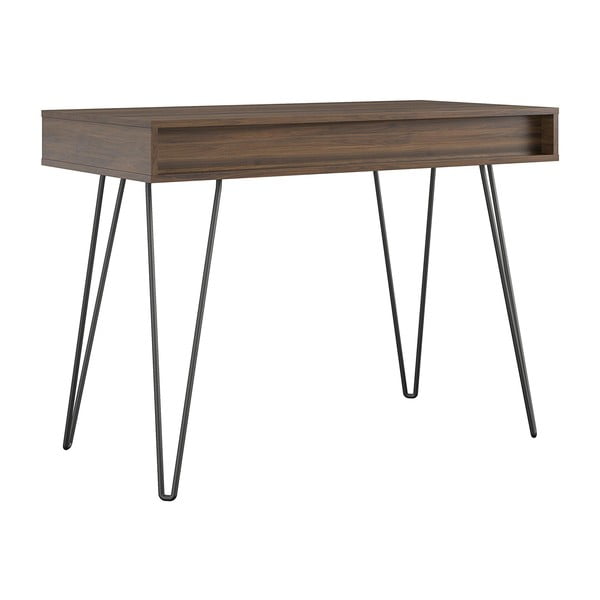 Pisalna miza v orehovem dekorju 49x104 cm Concord – Novogratz-image-2