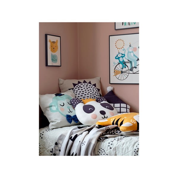 Otroški bombažni vzglavnik Södahl Tiger, 45 x 45 cm-image-1