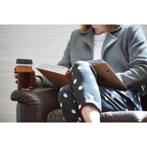 Črn/rjav potovalni lonček 454 ml Brew Cork Nitro L – KeepCup-image-1