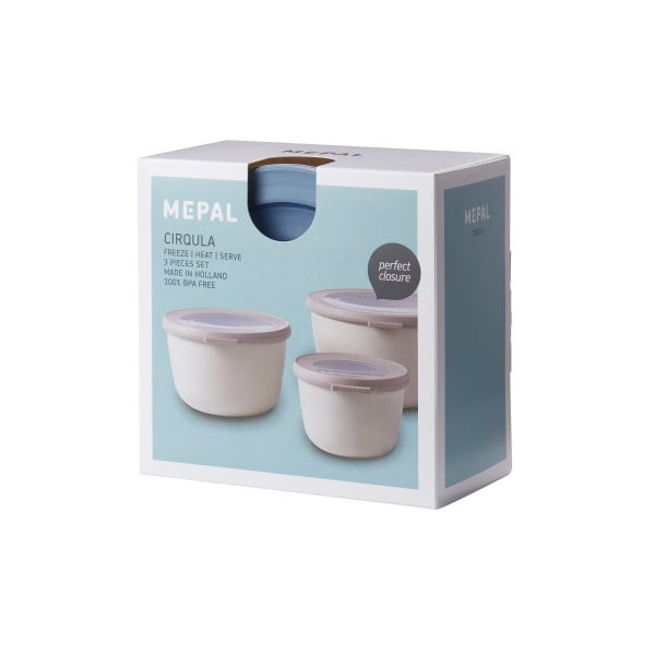 Posode za malico v kompletu 3 ks Cirqula Nordic – Mepal-image-1