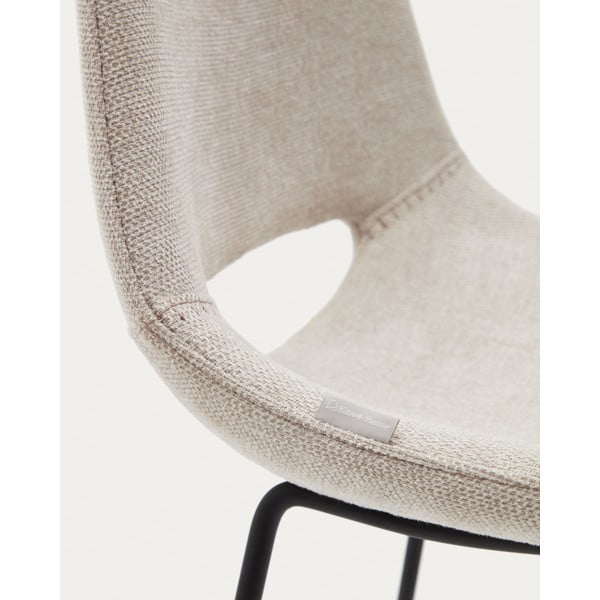 Bež barski stol (višina sedeža 65 cm) Zahara – Kave Home-image-1