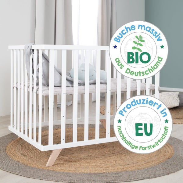 Stajica iz masivne bukve z nastavljivo višino 75x100 cm v naravni barvi Lil Planet – Roba-image-4