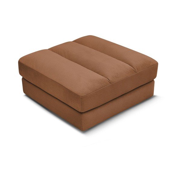 Oranžen žameten tabure Sierra – Bobochic Paris-image-3