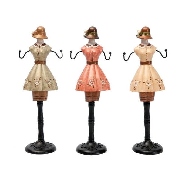 Komplet 3 dekorativnih figuric Antic Line Ladies