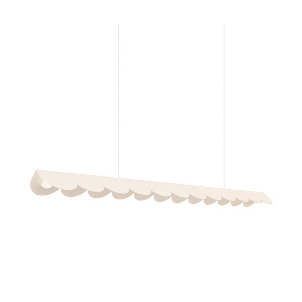 Bež aluminijasta LED viseča svetilka BISCUIT – Thoro
