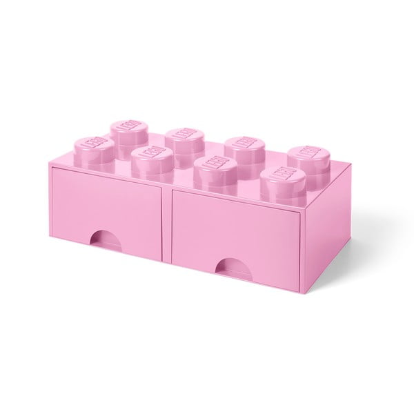 Svetlo roza škatla za shranjevanje z dvema predaloma LEGO®-image-2