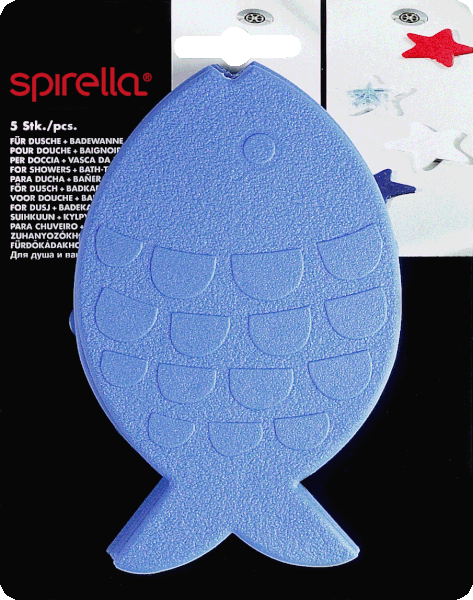 Otroške protizdrsne podloge za kad 5 ks 16x10,5 cm Globefish – Spirella-image-2