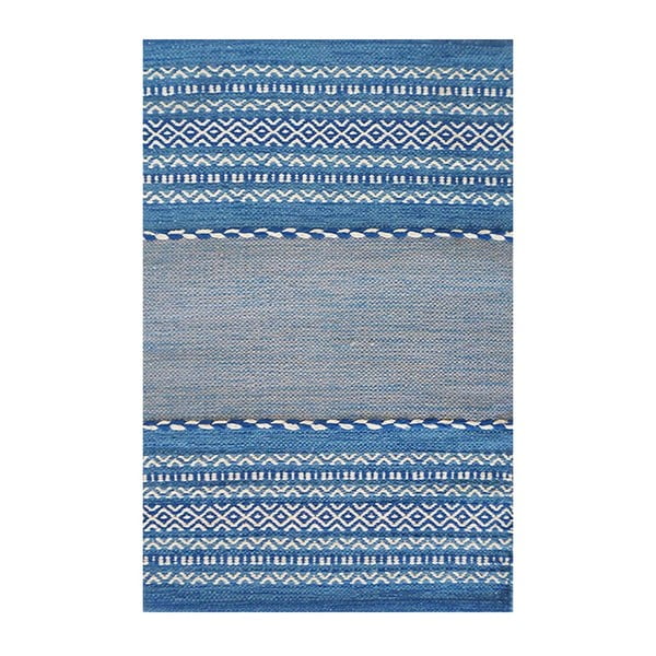 Ročno tkani bombažni tekač Webtappeti Harianal, 55 x 170 cm
