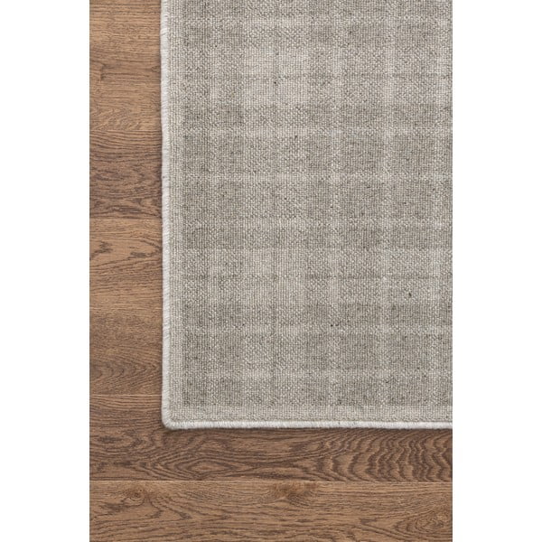 Svetlo siva volnena preproga 160x230 cm Pano – Agnella-image-3