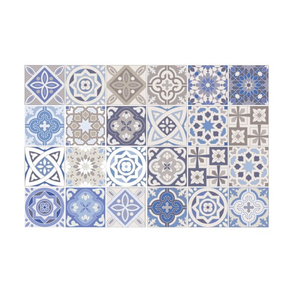 Komplet 24 dekorativnih stenskih nalepk Ambiance Honduras, 20 x 20 cm-image-2