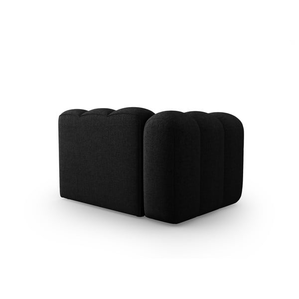 Črn/antracitno siv modul za sedežno garnituro (levi kot) Lupine – Micadoni Home-image-3