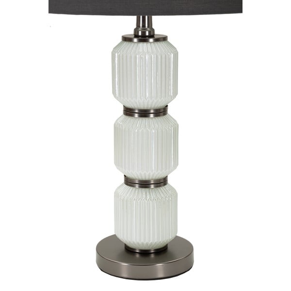 Siva namizna svetilka s tekstilnim senčilom (višina 57 cm) Bright – Mauro Ferretti-image-4