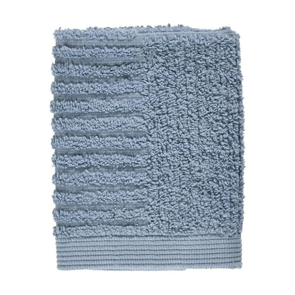 Modra brisača za obraz iz 100 % bombaža Zone Classic Blue Fog, 30 x 30 cm